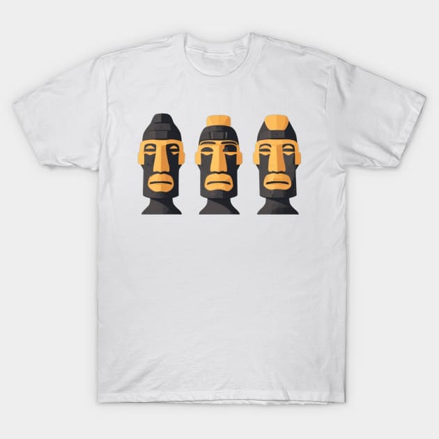 easter island heads T-Shirt by Majkel&Majkel